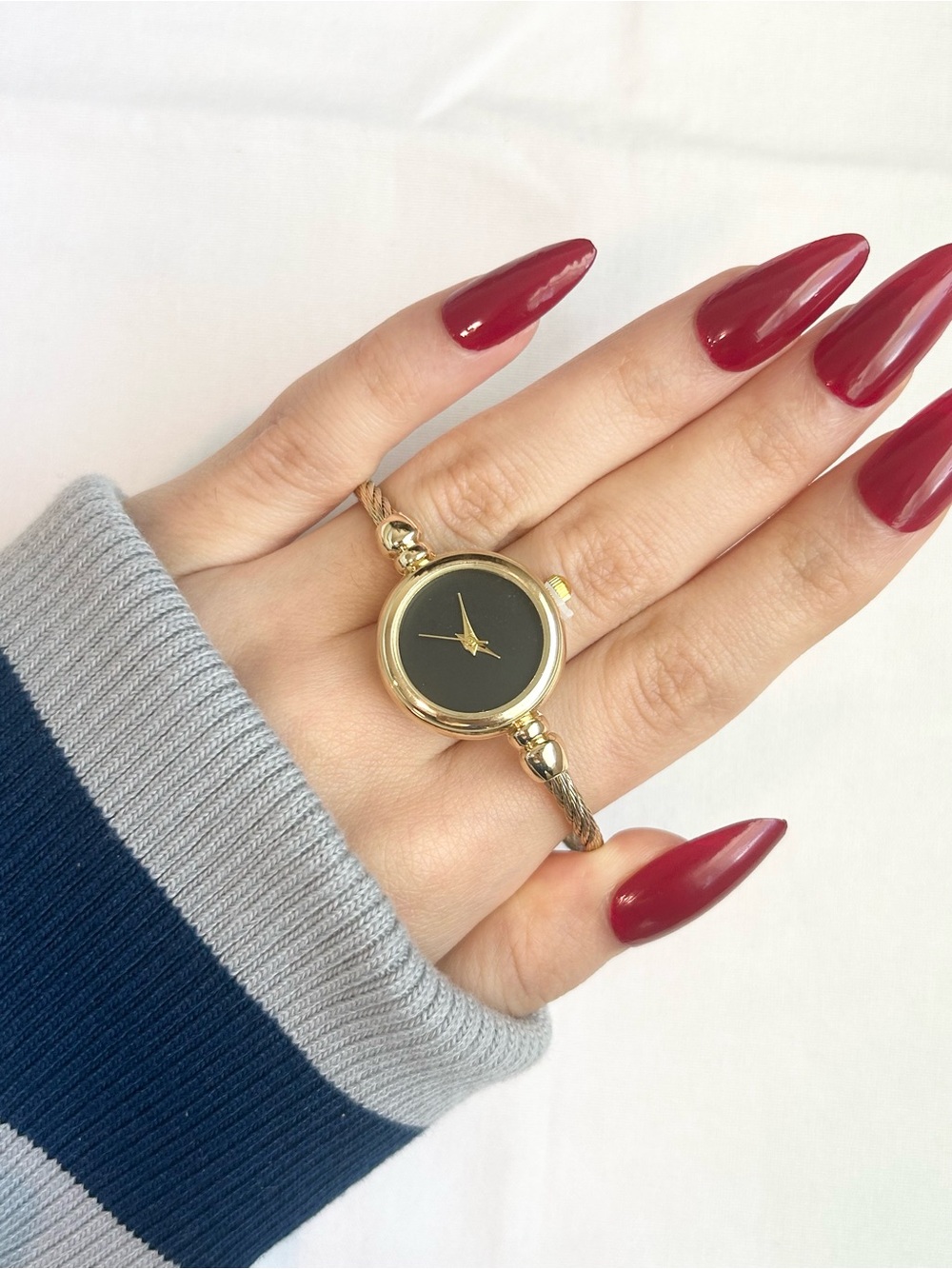 Vintage Inspired Luxury Gold Tone Watch